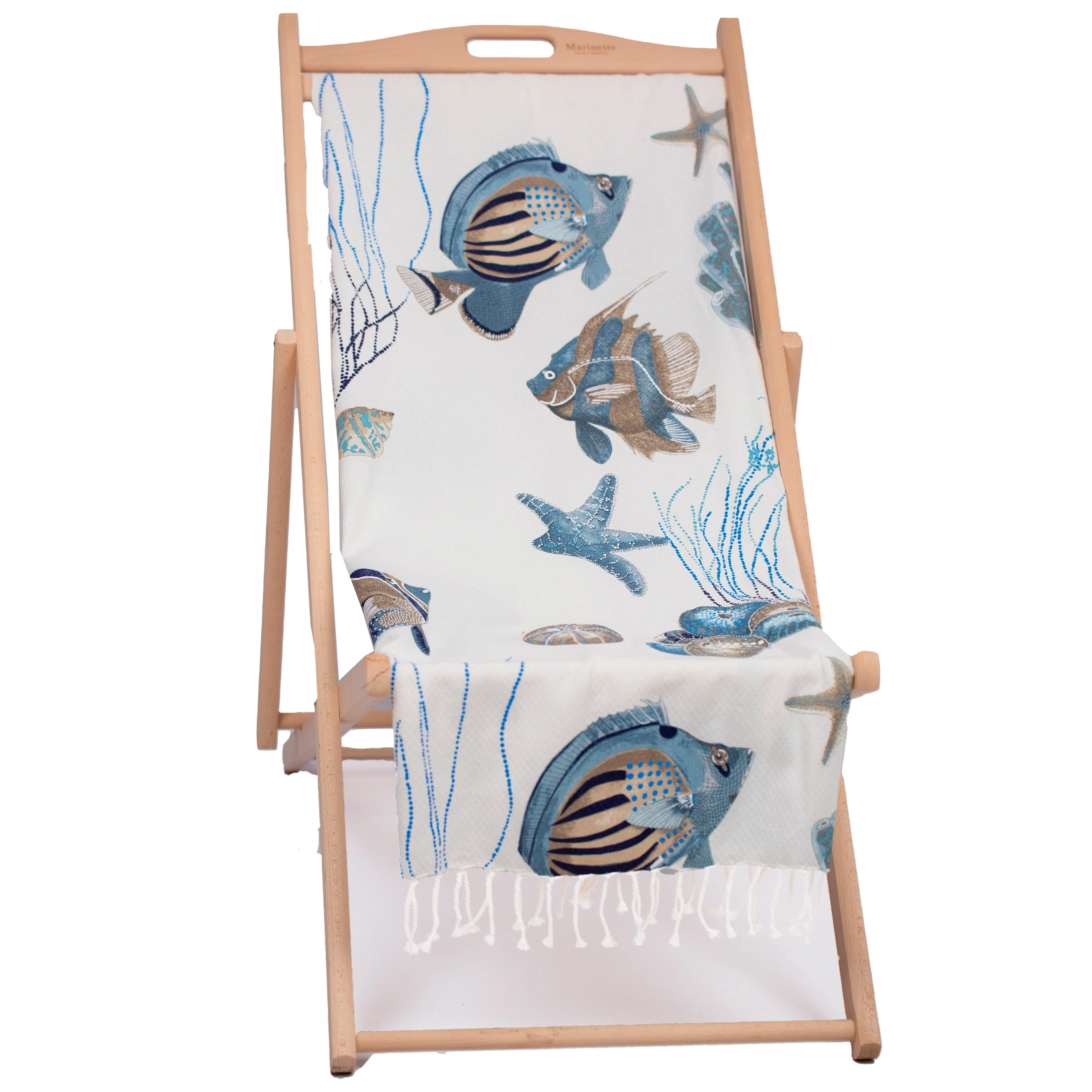 Telo Mare in Fouta di Cotone Fantasia Stampata - Caraibes - Image 8