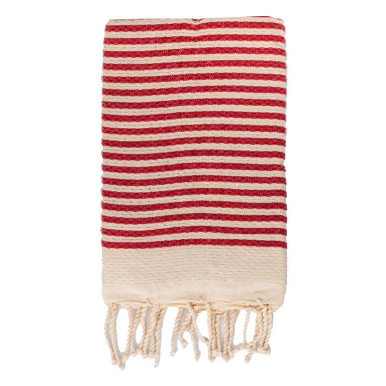 Telo Mare in Fouta di Puro Cotone a Righe Larghe - Alma - Image 10