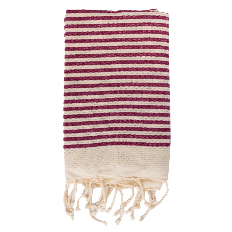 Telo Mare in Fouta di Puro Cotone a Righe Larghe - Alma - Image 11
