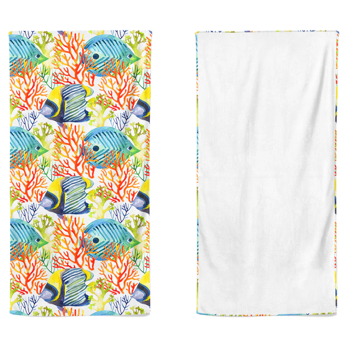 Telo Mare in Microvelour Stampa Doubleface - Planet - Image 2