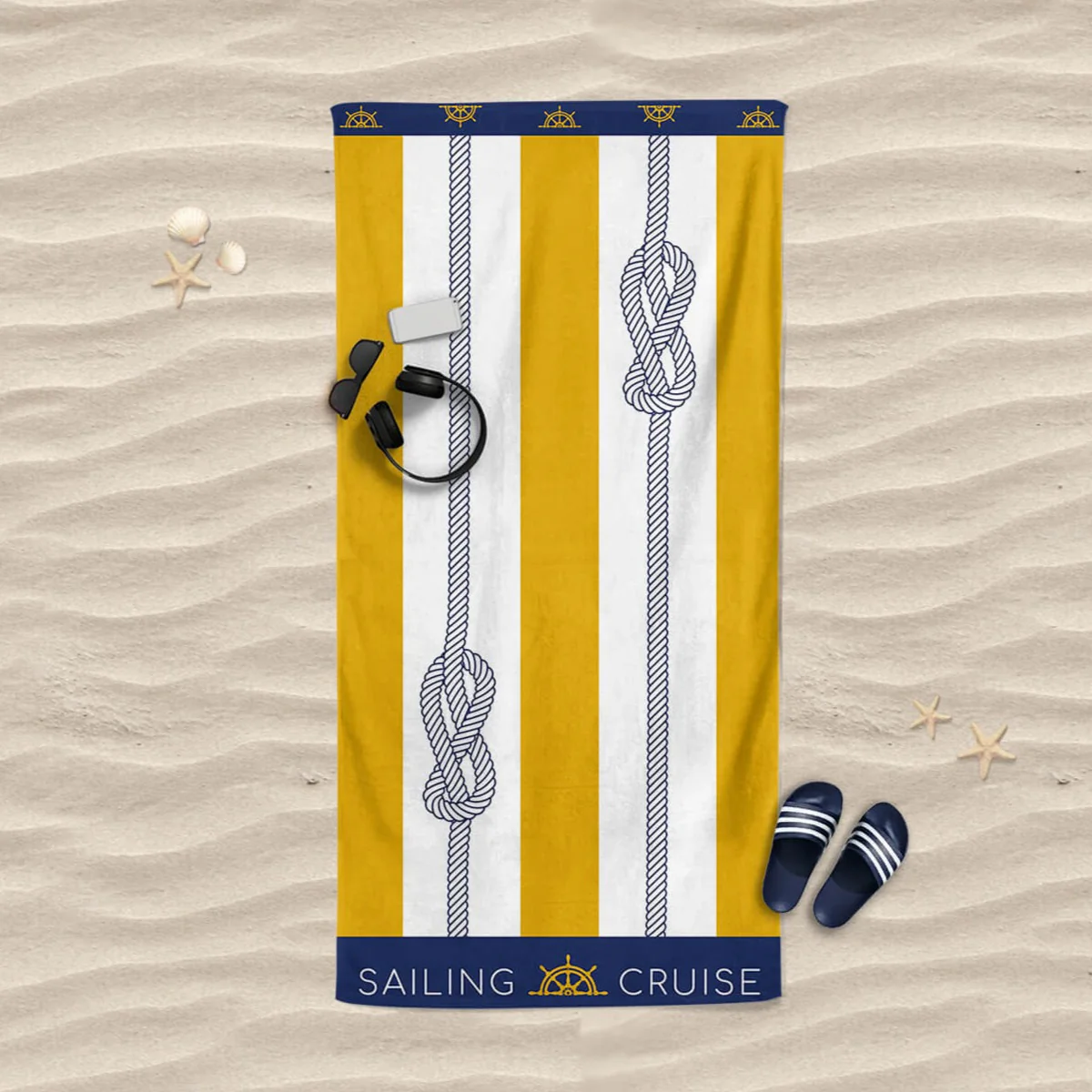 Telo Mare in Spugna di Puro Cotone Jacquard - Savoia
