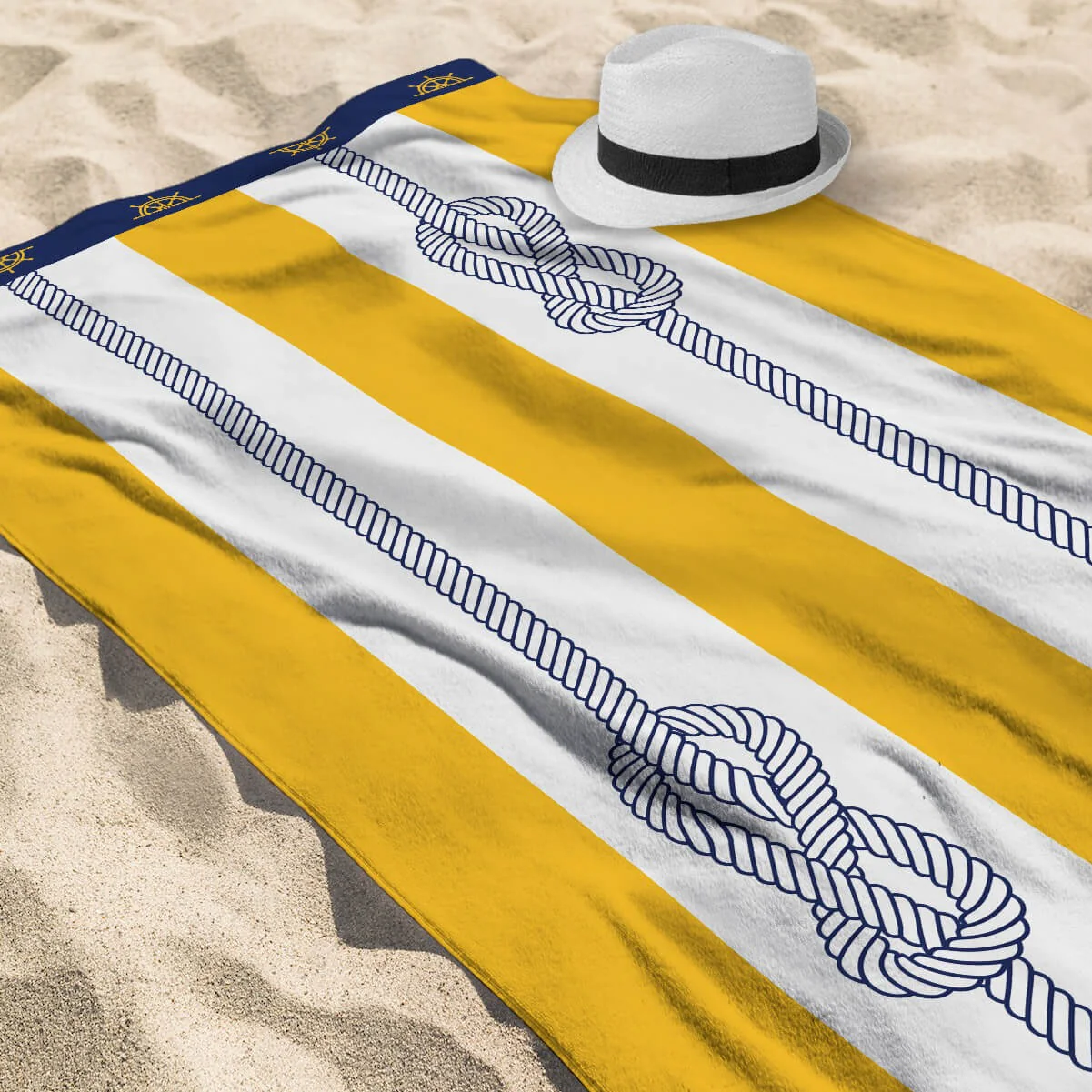 Telo Mare in Spugna di Puro Cotone Jacquard - Savoia - Image 2