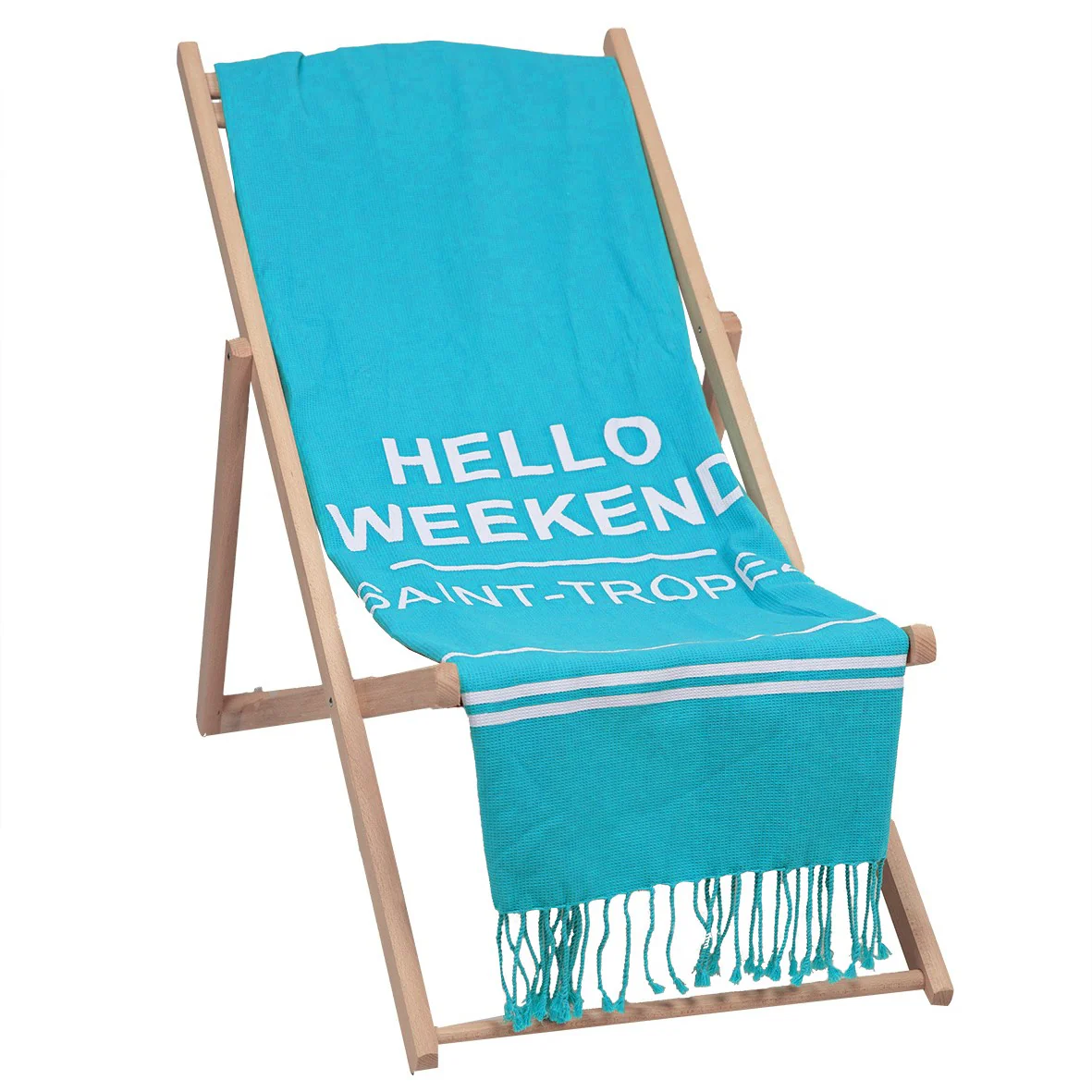 Telo Mare in Puro Cotone Nido D'ape - Hello Weekend - Image 4