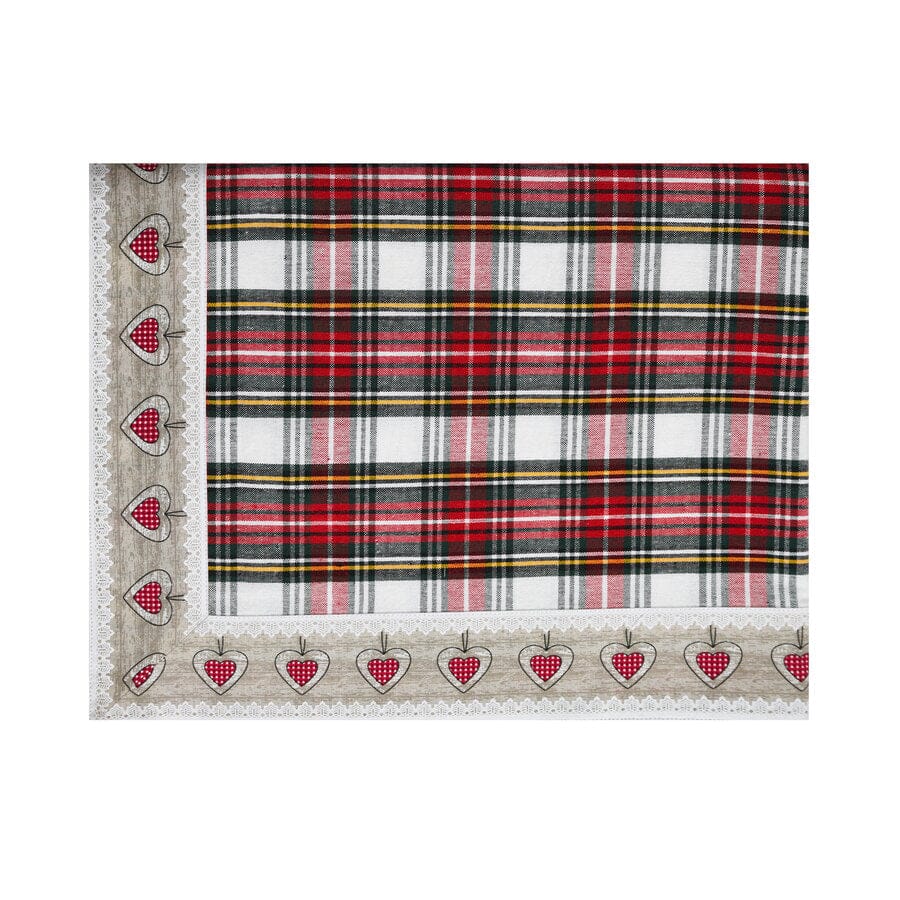 Tovaglia in Puro Cotone Fantasia Check - Glasgow - Image 2