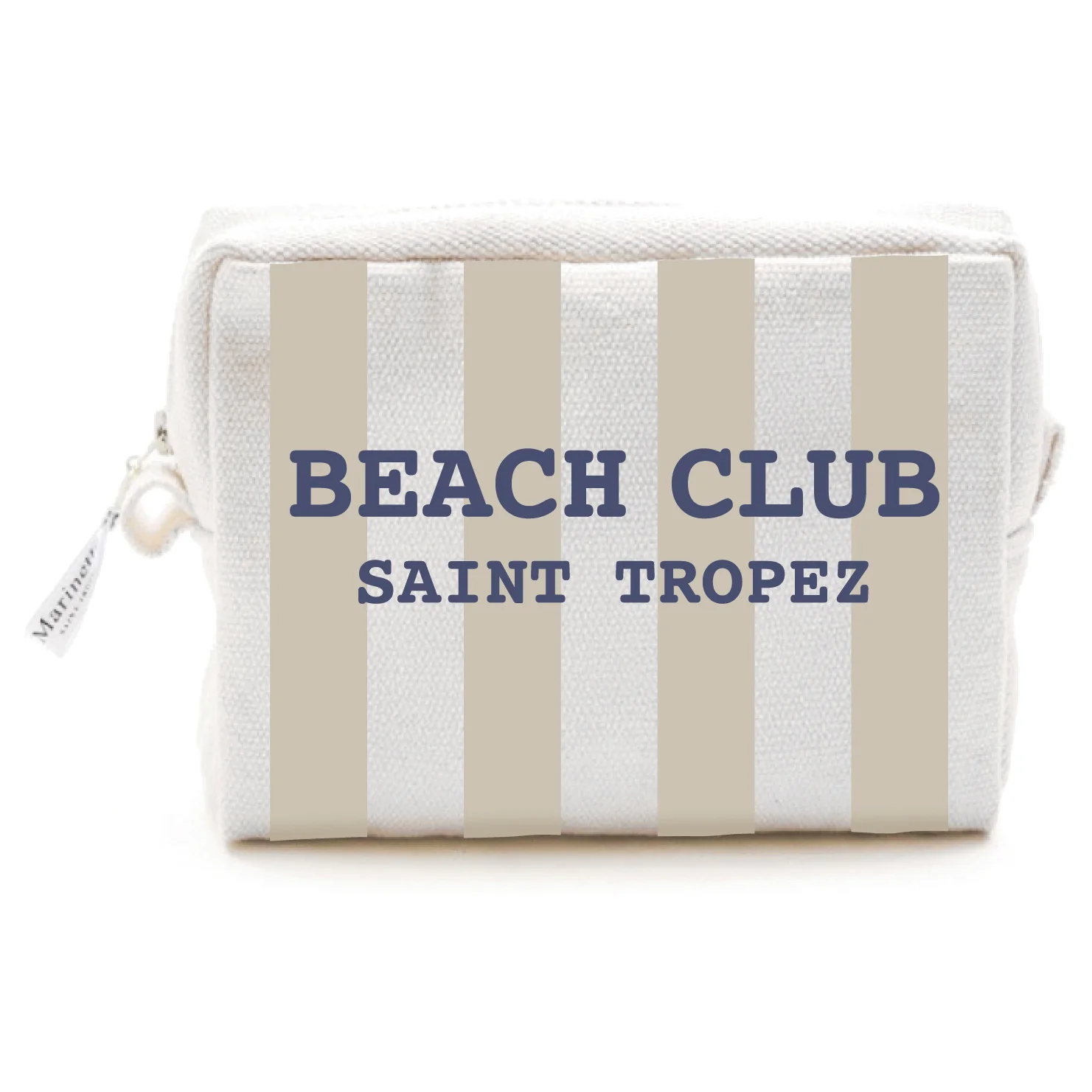 Trousse in Cotone con Scritta Ricamata - Beach Club - Image 4