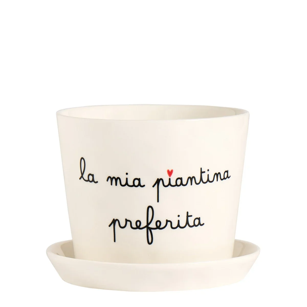 Vaso Portafiori in Grès Serigrafato - La mia Piantina Preferita - Image 2