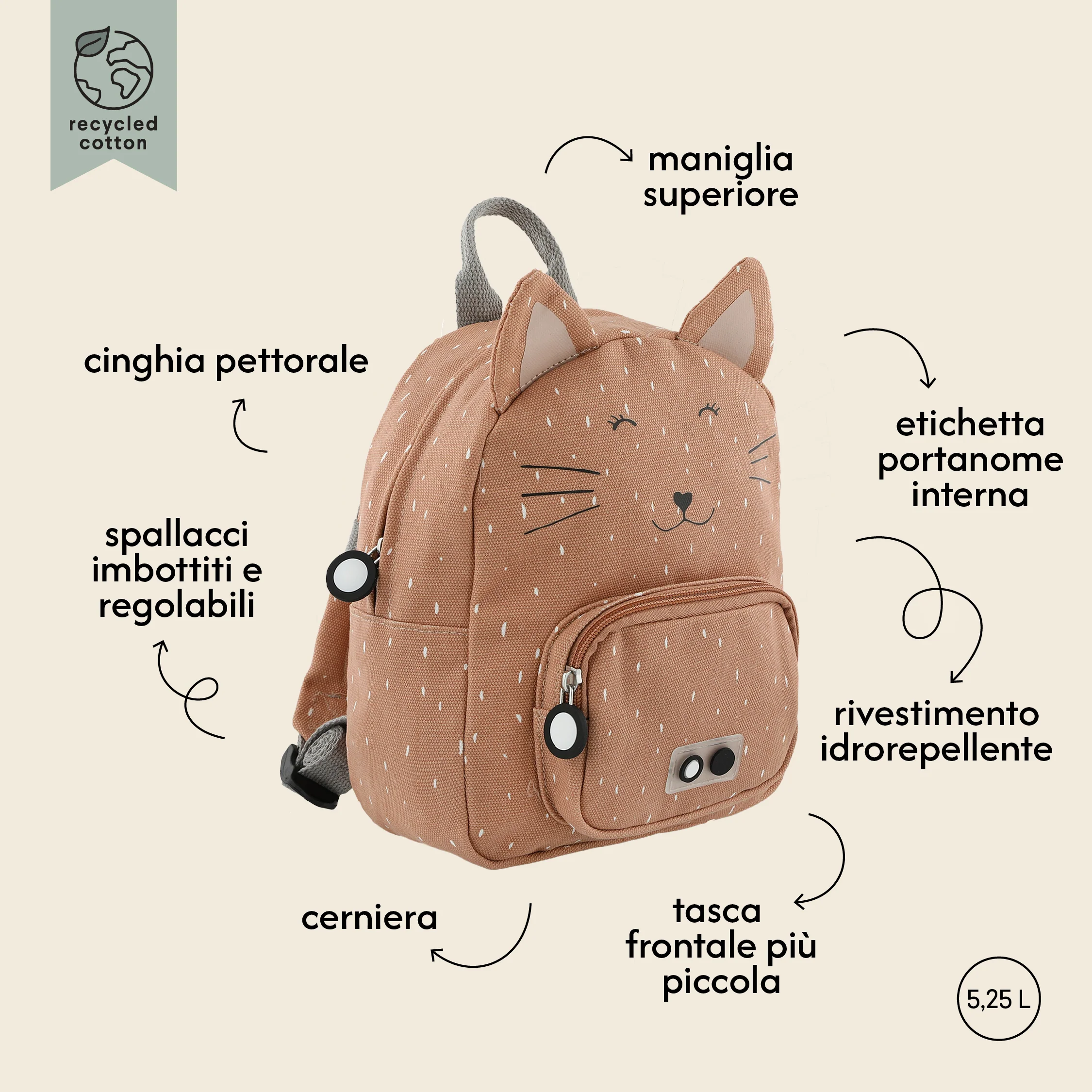 Zainetto per Bambini - Mrs. Cat - Image 7